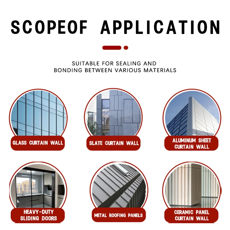 Colorful Curtain Wall Structural Silicone Sealant high quality